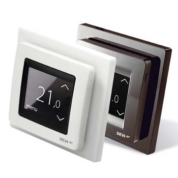 dokunmatik ekranl karbonik stma termostat