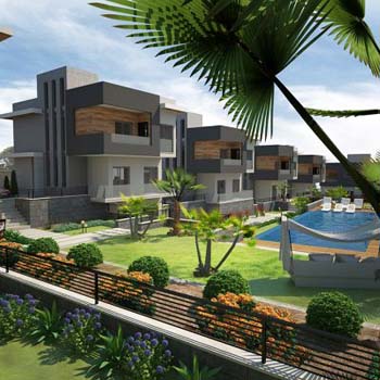 Güzelbahçe 14 villa yerden ısıtma